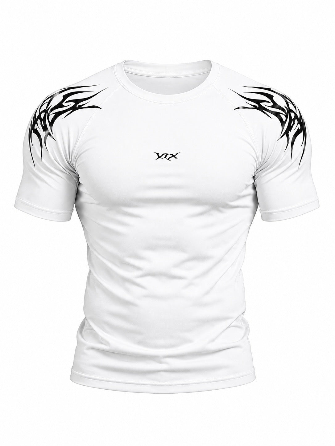 White vix compression Tee