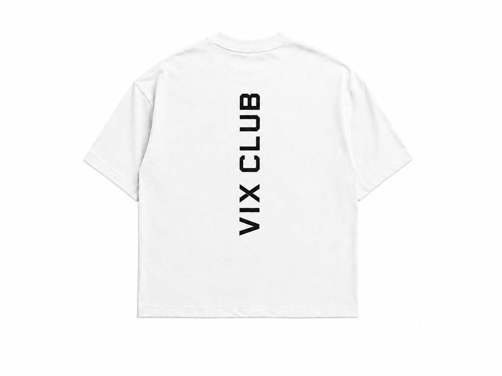 white vix boxyfit T-shirt