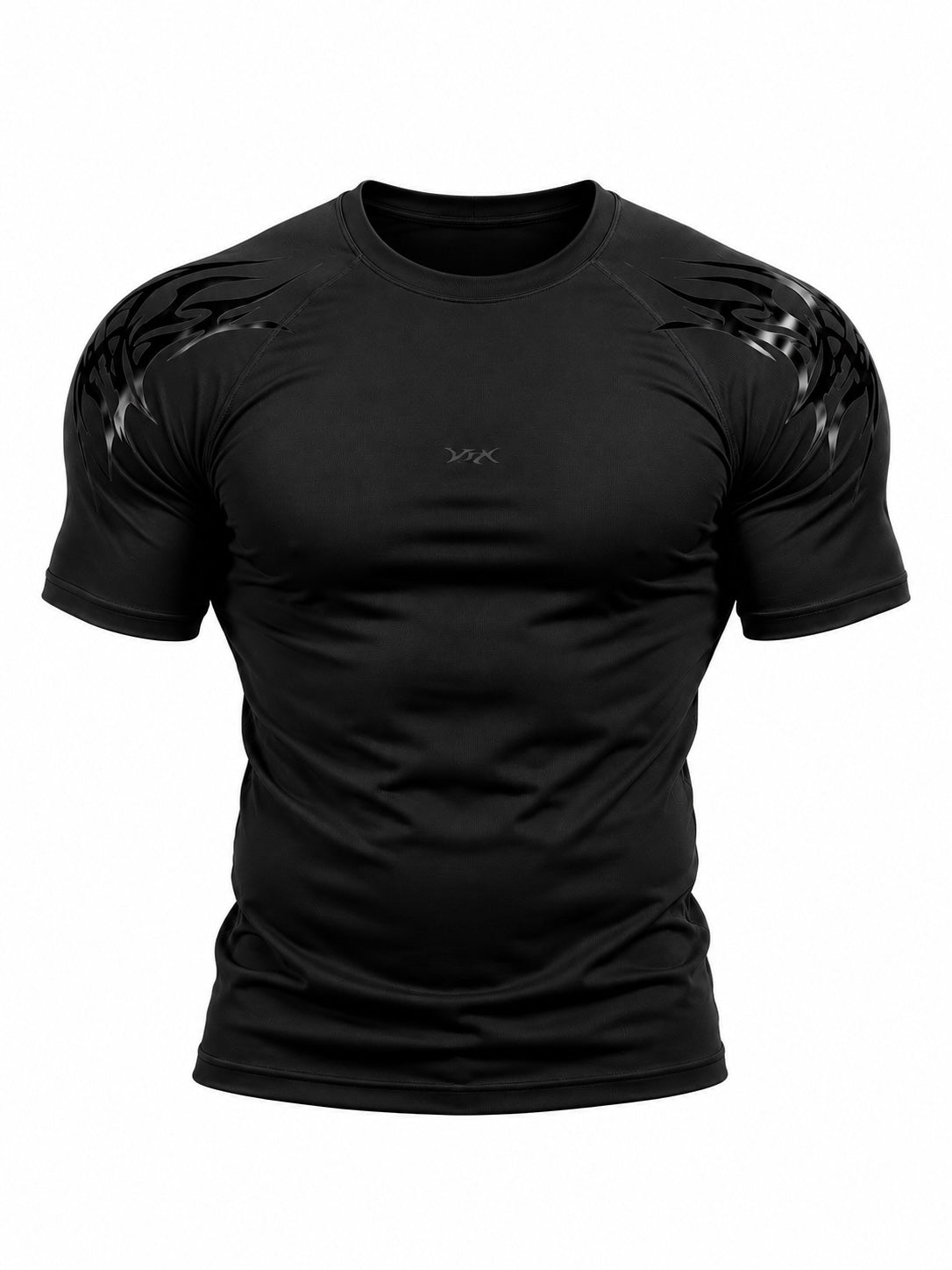 Black vix compression Tee