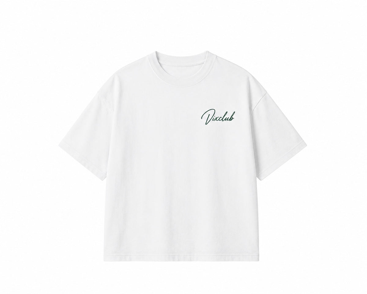 White vix boxyfit T-shirt