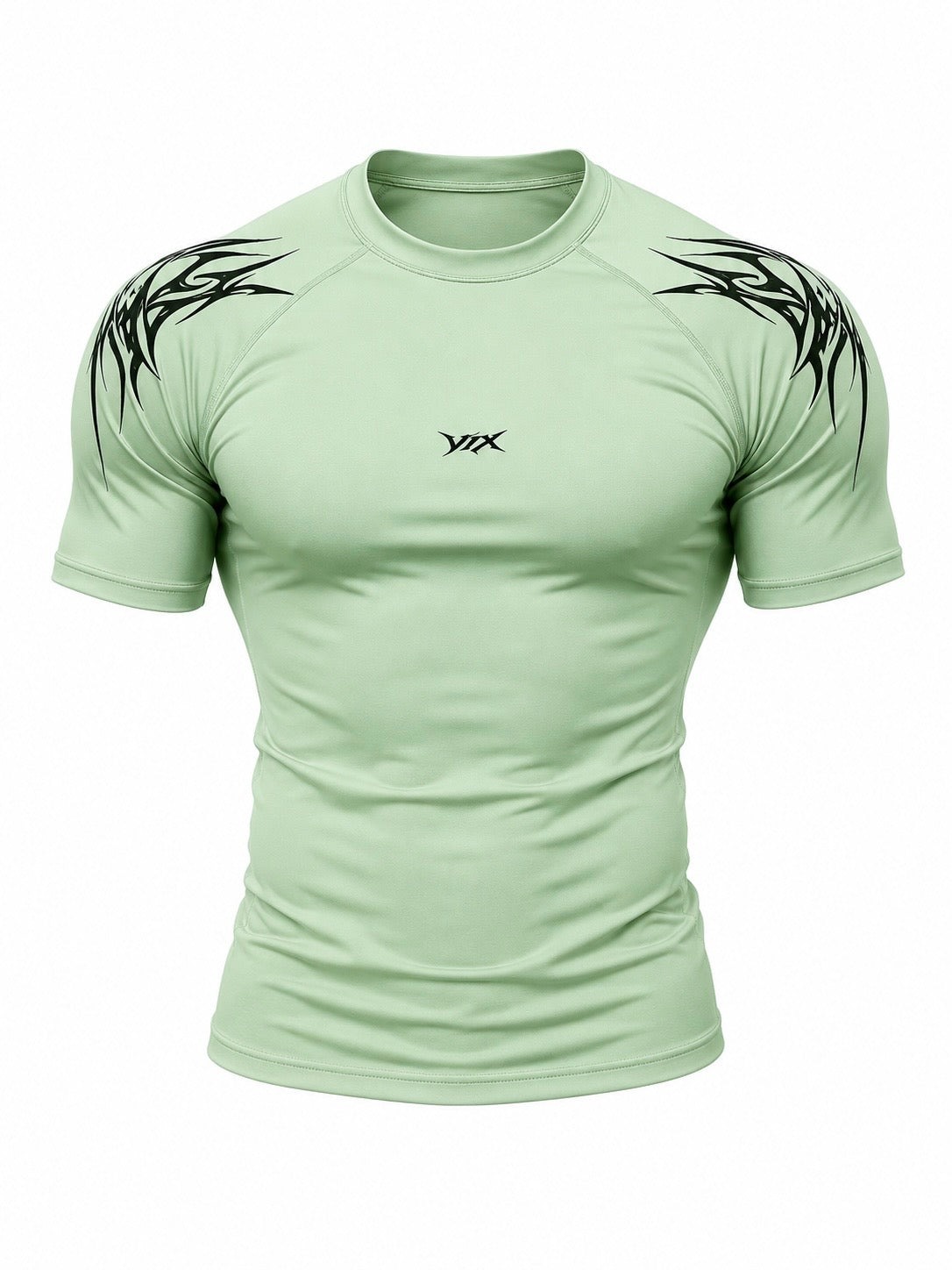 Mint green vix compression Tee