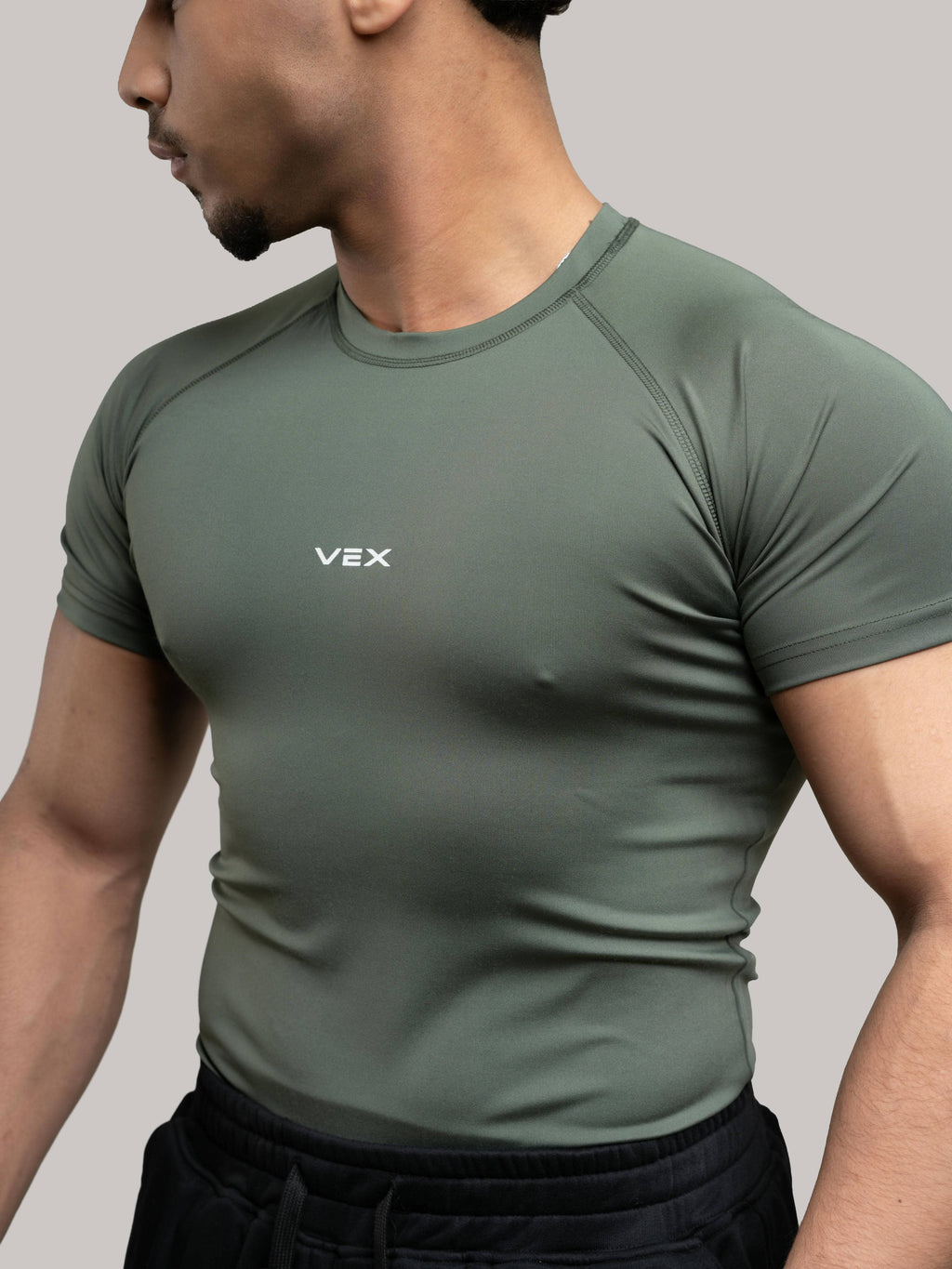 Olive COMPRESSION T-SHIRT